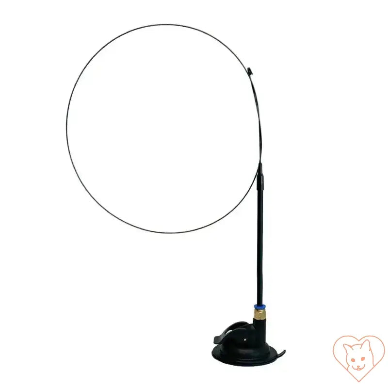 Hands-Free Feather Cat Wand with suction cup base for interactive playtime, designed to engage and entertain cats.