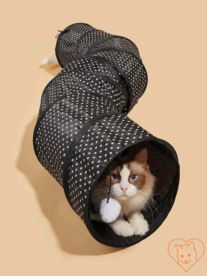 S-Shape Collapsible Cat Tunnel Cat World