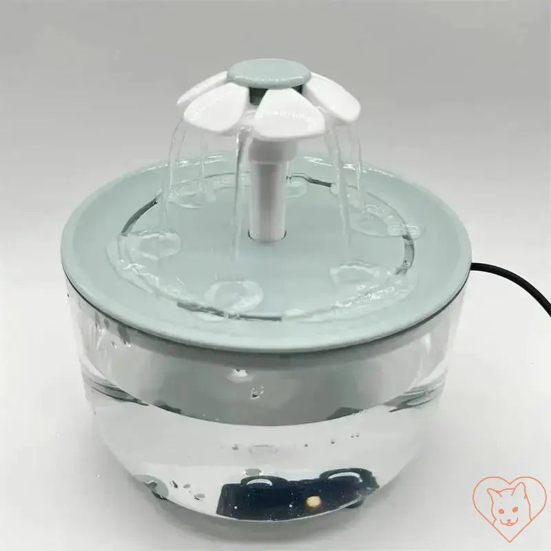 1.2L Automatic Cat Water Fountain with adjustable flow and fresh water circulation for cats and small pets.