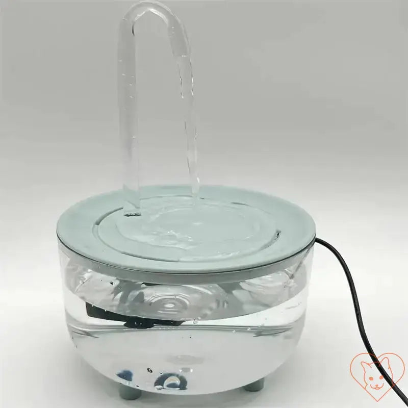 1.2L Automatic Cat Water Fountain with adjustable flow and USB power, circulates fresh water for pets.