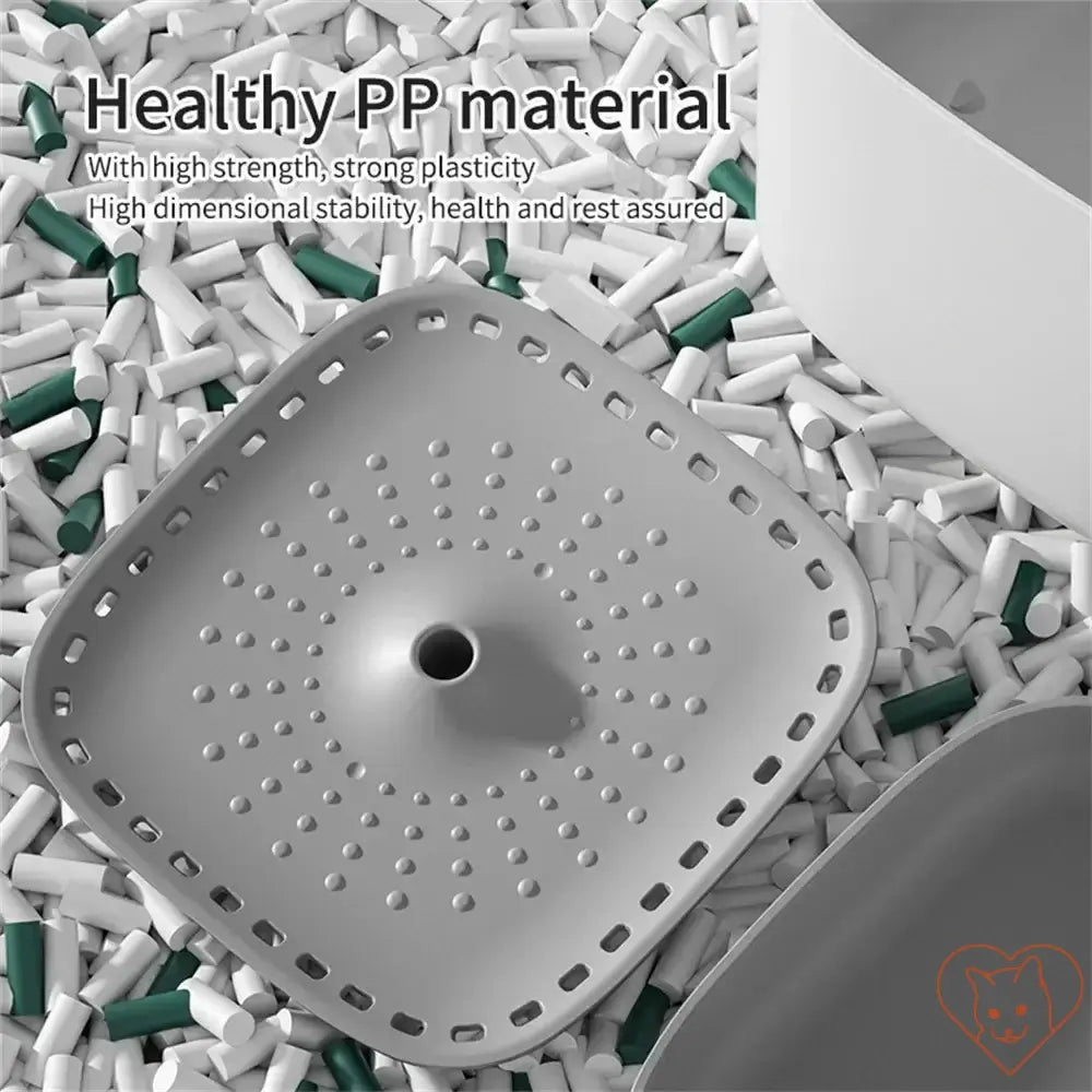 Healthy PP material design with high strength and strong plasticity for durability.