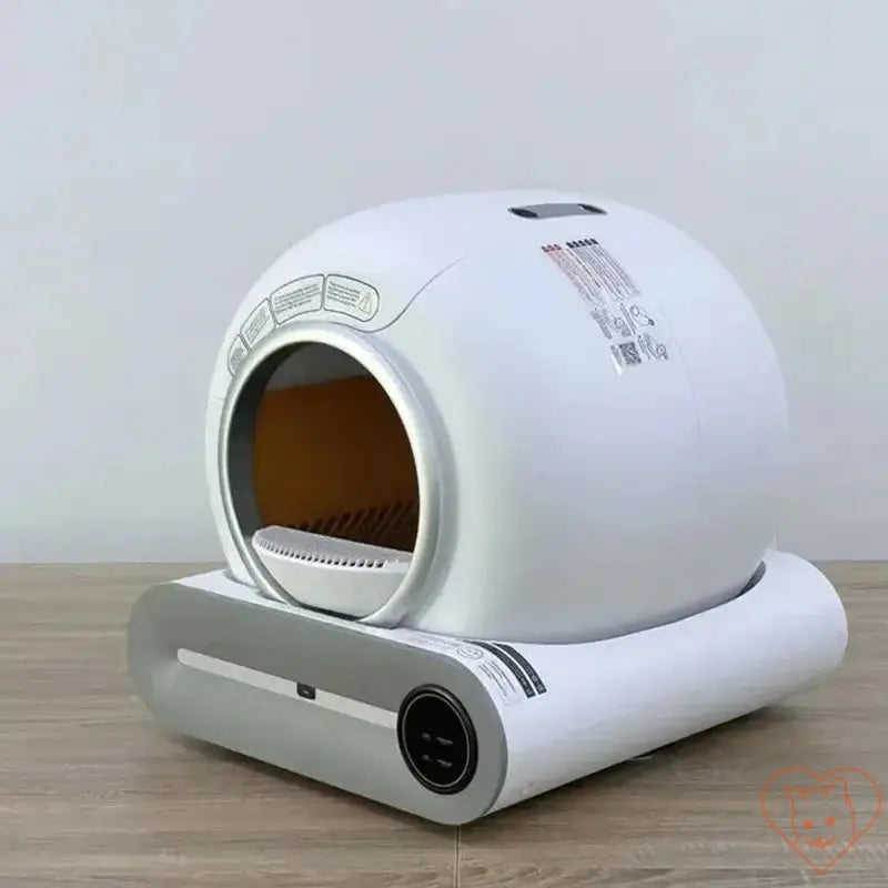 Booteely 65L Automatic Smart Cat Litter Box – Self-cleaning, enclosed design for easy pet care and odor control.