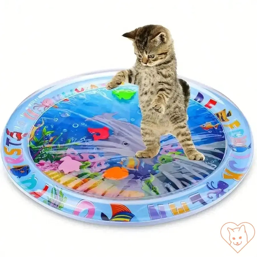 Interactive Floating Fish Cat Play Mat - Cat World -  Cat Toy