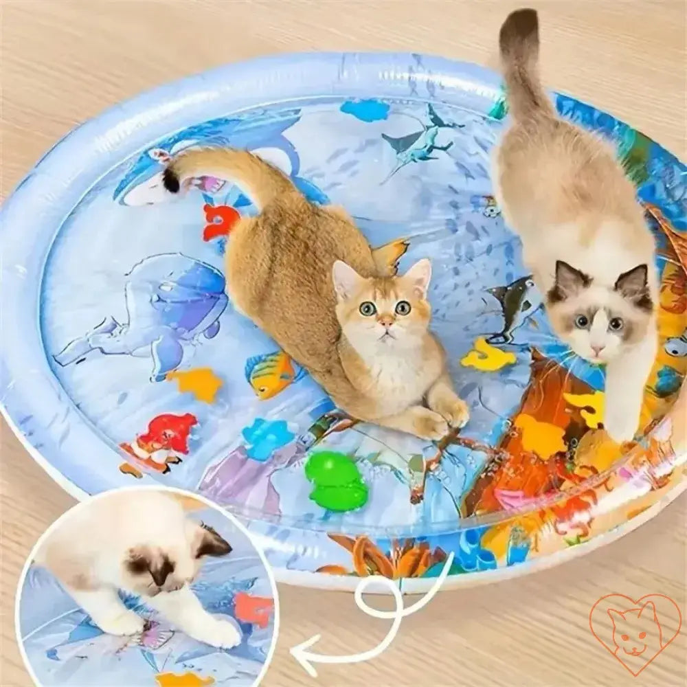 Interactive Floating Fish Cat Play Mat - Cat World -  Cat Toy