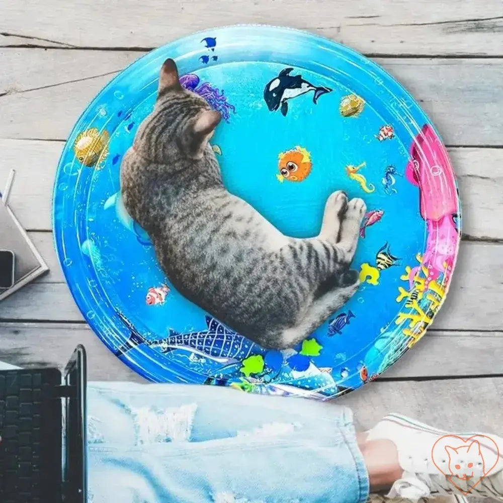 Interactive Floating Fish Cat Play Mat - Cat World -  Cat Toy