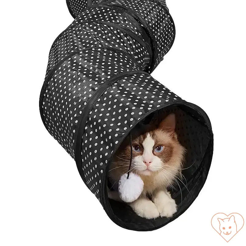 S-Shape Collapsible Cat Tunnel Cat World