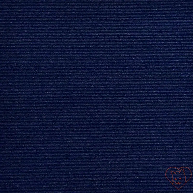 Close-up of navy blue textured fabric, perfect for upholstery and home decor applications.