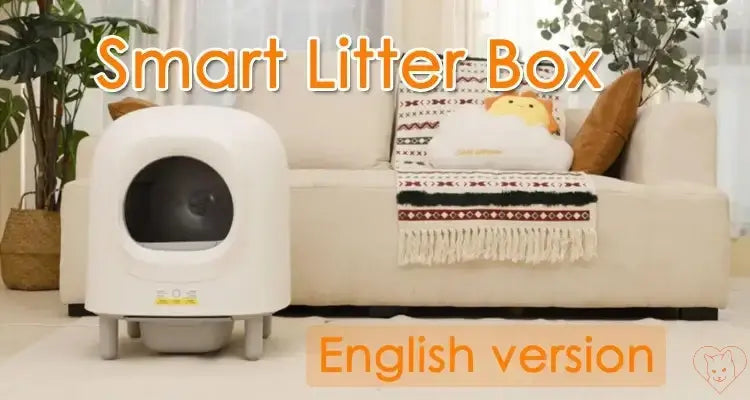 Tonepie 65L smart litter box with self-cleaning feature in a cozy living room setting.